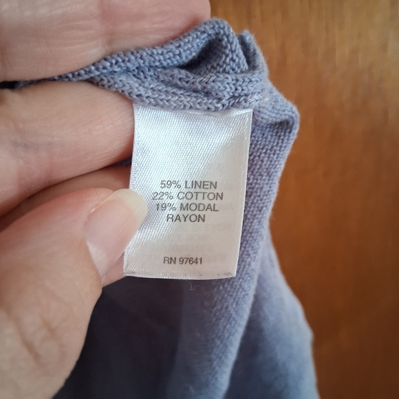 J Jill Purejill Linen Blend Tunic Size XL - Picture 5 of 6